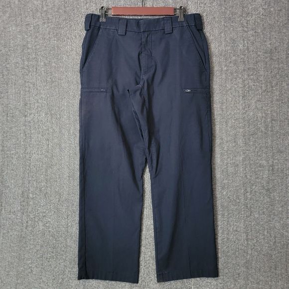 First Tactical Pants Mens 32x27 Navy Blue Ripstop Cargo Military Utility - Picture 1 of 13